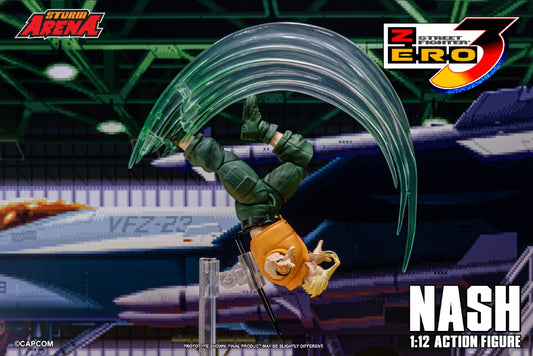 STREET FIGHTER ZERO 3 - NASH 1/12 ACTION FIGURE | ストームアリーナ ストリートファイターZERO3 ナッシュ
