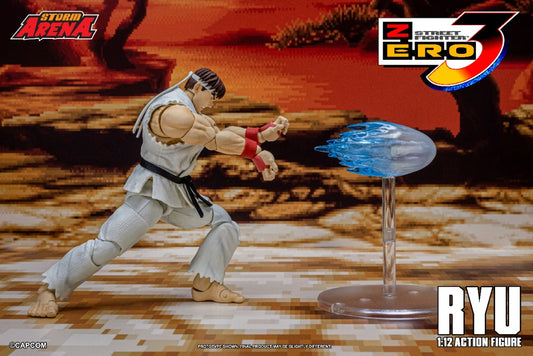 【パッケージダメージ有】STREET FIGHTER ZERO 3 - RYU 1/12 ACTION FIGURE | ストームアリーナ ファイターZERO3 リュウ