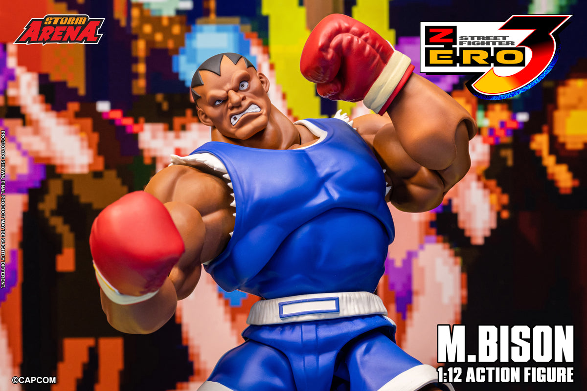STREET FIGHTER ZERO 3 - M.BISON 1/12 Action Figure | ストームアリーナ ストリートファイターZERO3 M.バイソン
