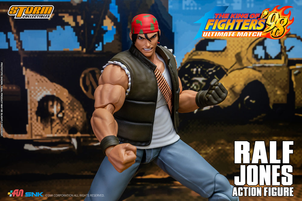 THE KING OF FIGHTERS ’98 ULTIMATE MATCH RALF JONES ACTION FIGURE | ザ・キング・オブ・ファイターズ '98 アルティメットマッチ アクションフィギュア ラルフ・ジョーンズ