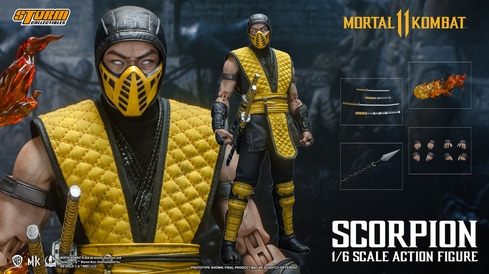 SCORPION 1/6 SCALE ACTION FIGURE | モータルコンバット11 1/6 アクションフィギュア スコーピオン