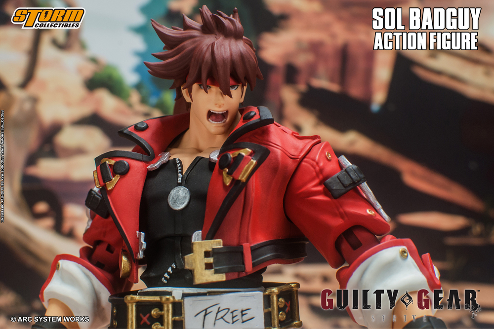 GUILTY GEAR -STRIVE- アクションフィギュア ソル=バッドガイ | Storm Collectibles 公式日本語ページ