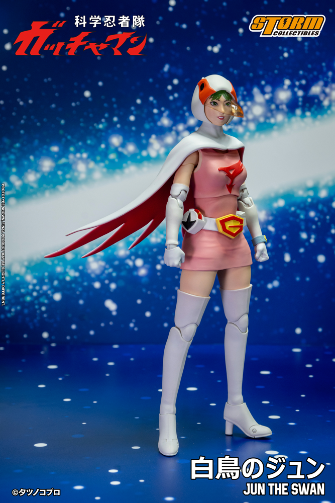 GATCHAMAN - JUN THE SWAN ACTION FIGURE | 科学忍者隊ガッチャマン アクションフィギュア G-3号 白鳥のジュン