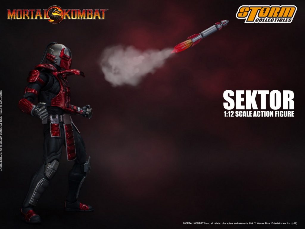 MORTAL KOMBAT 1/12 SCALE ACTION FIGURE SEKTOR | モータルコンバット 1/12 アクションフィギュア セクター