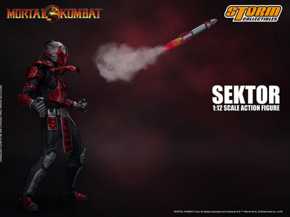 MORTAL KOMBAT 1/12 SCALE ACTION FIGURE SEKTOR | モータルコンバット 1/12 アクションフィギュア セクター