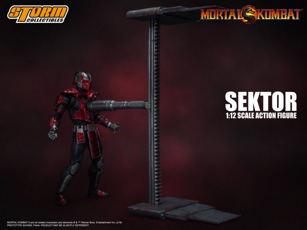 MORTAL KOMBAT 1/12 SCALE ACTION FIGURE SEKTOR | モータルコンバット 1/12 アクションフィギュア セクター
