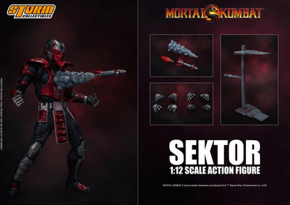 MORTAL KOMBAT 1/12 SCALE ACTION FIGURE SEKTOR | モータルコンバット 1/12 アクションフィギュア セクター