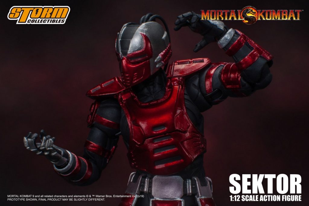 MORTAL KOMBAT 1/12 SCALE ACTION FIGURE SEKTOR | モータルコンバット 1/12 アクションフィギュア セクター