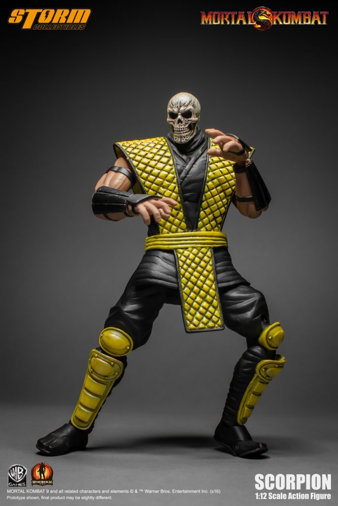 MORTAL KOMBAT 1/12 VS SERIES KLASSIC SCORPION | モータルコンバット 1/12 アクションフィギュア VS シリーズ クラシック スコーピオン