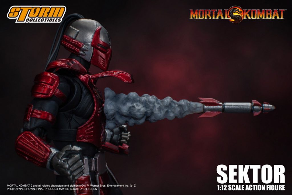 MORTAL KOMBAT 1/12 SCALE ACTION FIGURE SEKTOR | モータルコンバット 1/12 アクションフィギュア セクター