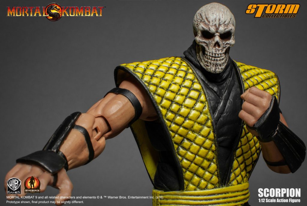 MORTAL KOMBAT 1/12 VS SERIES KLASSIC SCORPION | モータルコンバット 1/12 アクションフィギュア VS シリーズ クラシック スコーピオン