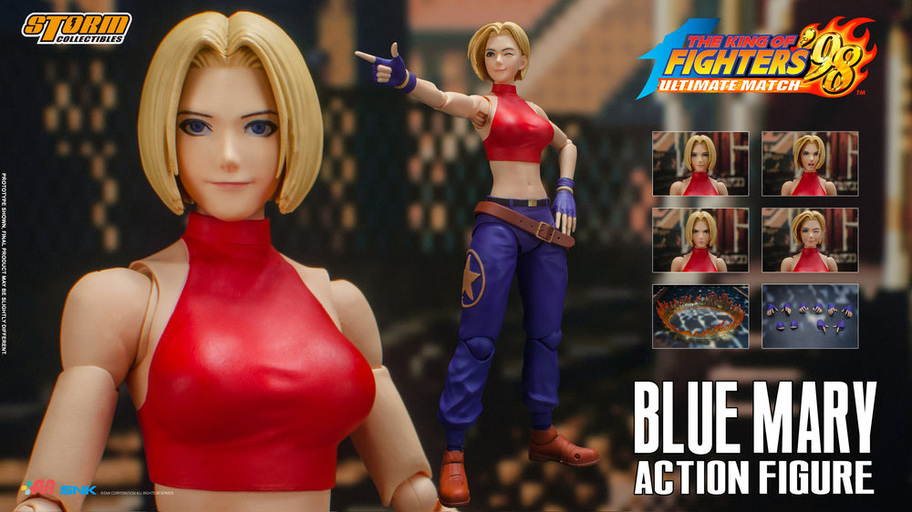 THE KING OF FIGHTERS ’98 ULTIMATE MATCH BLUE MARY ACTION FIGURE | ザ・キング・オブ・ファイターズ '98 アルティメットマッチ アクションフィギュア ブルー・マリー