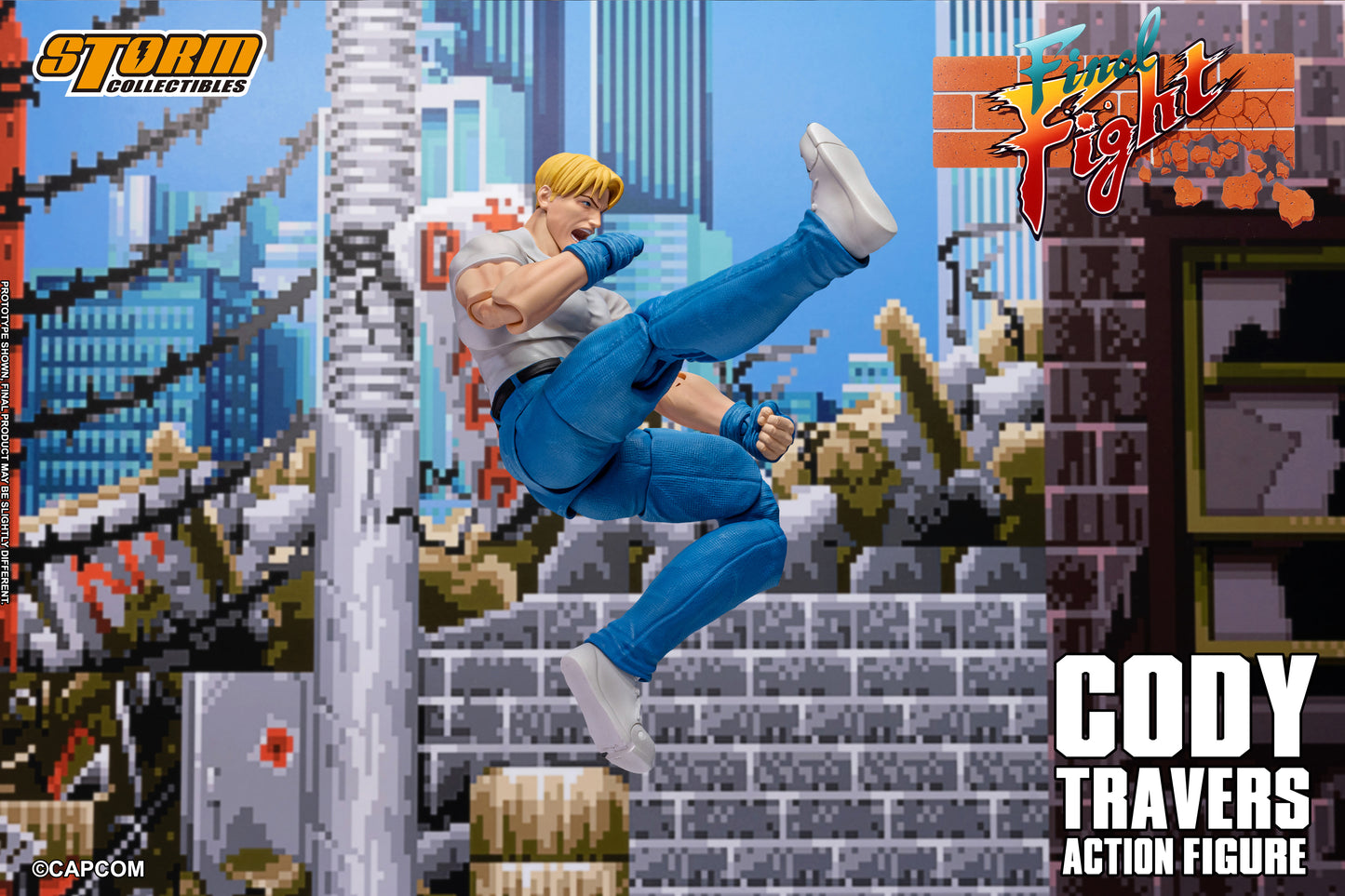 FINAL FIGHT - CODY TRAVERS Action Figure | ファイナルファイト アクションフィギュア コーディー・トラバース