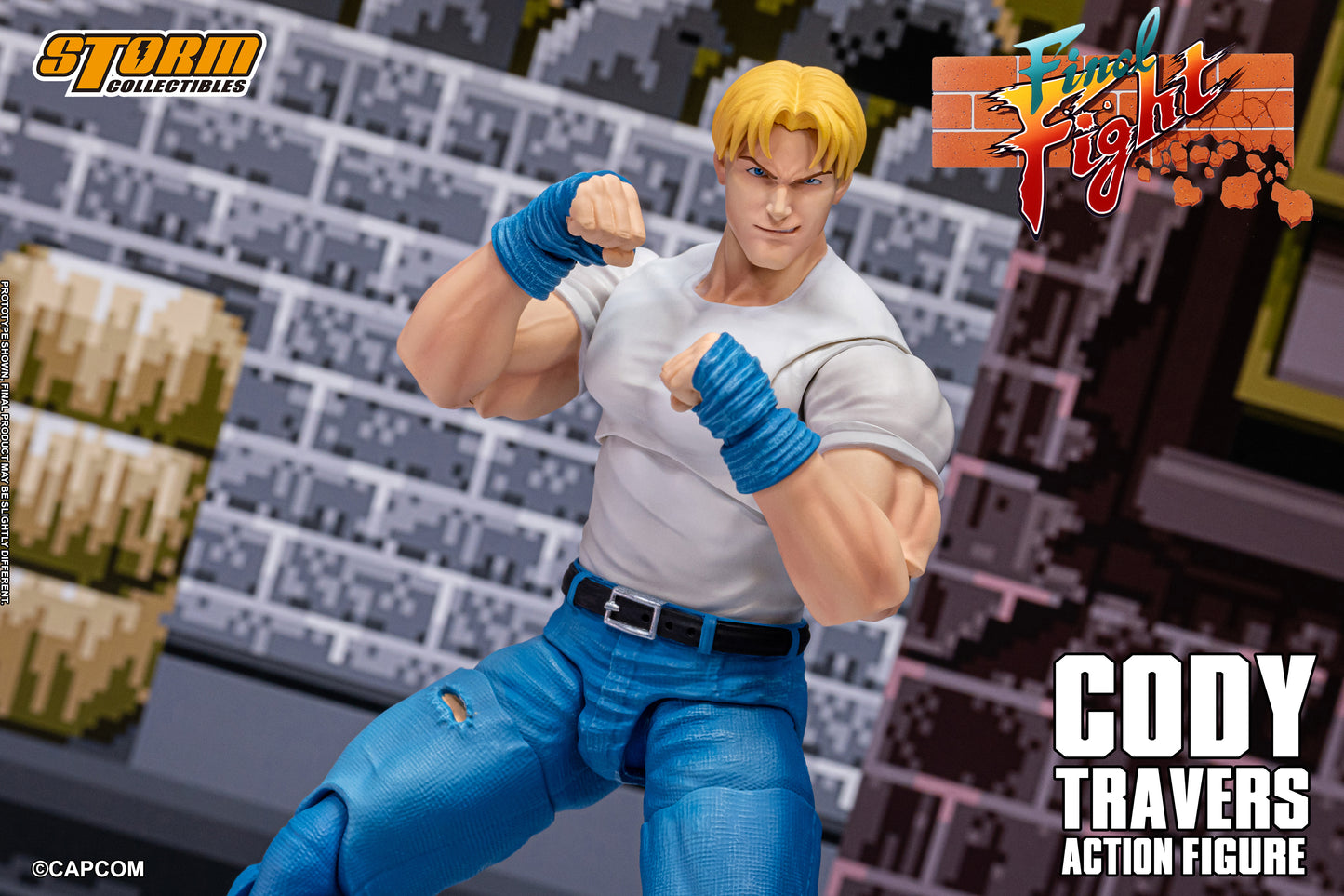 FINAL FIGHT - CODY TRAVERS Action Figure | ファイナルファイト アクションフィギュア コーディー・トラバース