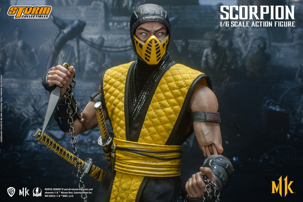 SCORPION 1/6 SCALE ACTION FIGURE | モータルコンバット11 1/6 アクションフィギュア スコーピオン