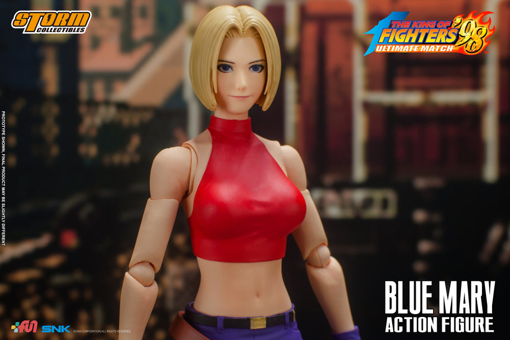 THE KING OF FIGHTERS ’98 ULTIMATE MATCH BLUE MARY ACTION FIGURE | ザ・キング・オブ・ファイターズ '98 アルティメットマッチ アクションフィギュア ブルー・マリー