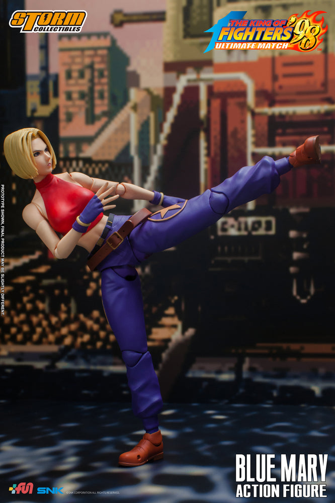 THE KING OF FIGHTERS ’98 ULTIMATE MATCH BLUE MARY ACTION FIGURE | ザ・キング・オブ・ファイターズ '98 アルティメットマッチ アクションフィギュア ブルー・マリー