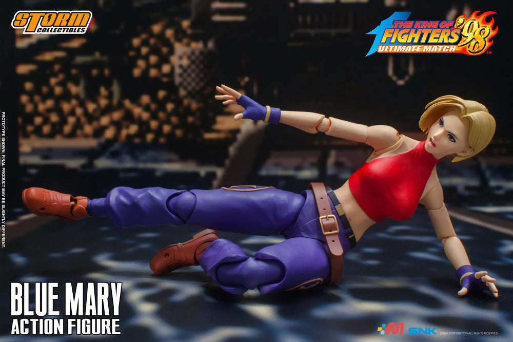 THE KING OF FIGHTERS ’98 ULTIMATE MATCH BLUE MARY ACTION FIGURE | ザ・キング・オブ・ファイターズ '98 アルティメットマッチ アクションフィギュア ブルー・マリー
