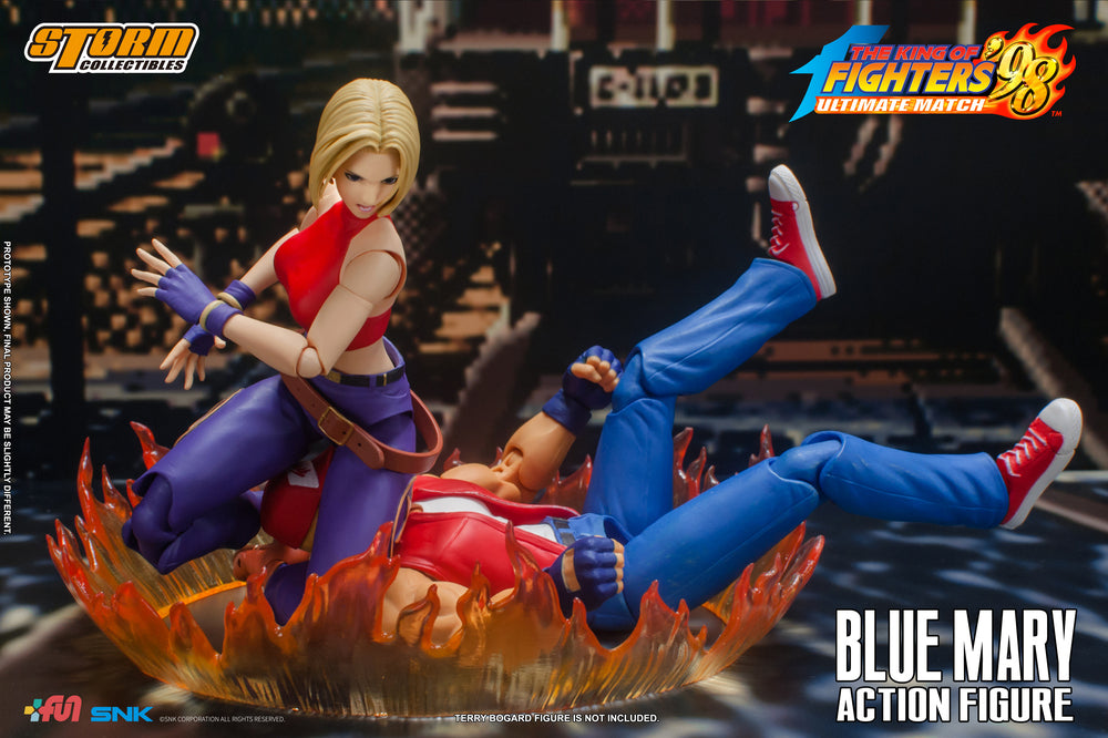 THE KING OF FIGHTERS ’98 ULTIMATE MATCH BLUE MARY ACTION FIGURE | ザ・キング・オブ・ファイターズ '98 アルティメットマッチ アクションフィギュア ブルー・マリー