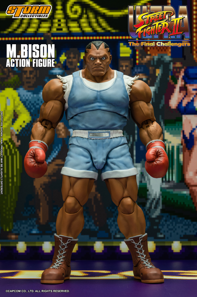 ULTRA STREET FIGHTER II THE FINAL CHALLENGERS - M.BISON ACTION FIGURE | ウルトラストリートファイターII ザ・ファイナルチャレンジャーズ アクションフィギュア バイソン