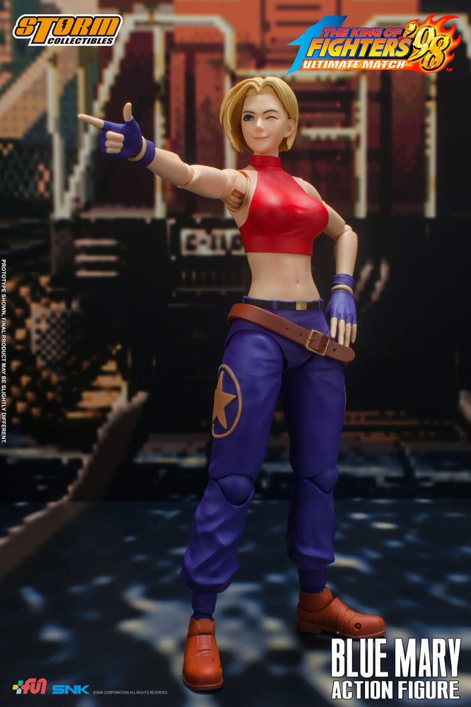 THE KING OF FIGHTERS ’98 ULTIMATE MATCH BLUE MARY ACTION FIGURE | ザ・キング・オブ・ファイターズ '98 アルティメットマッチ アクションフィギュア ブルー・マリー