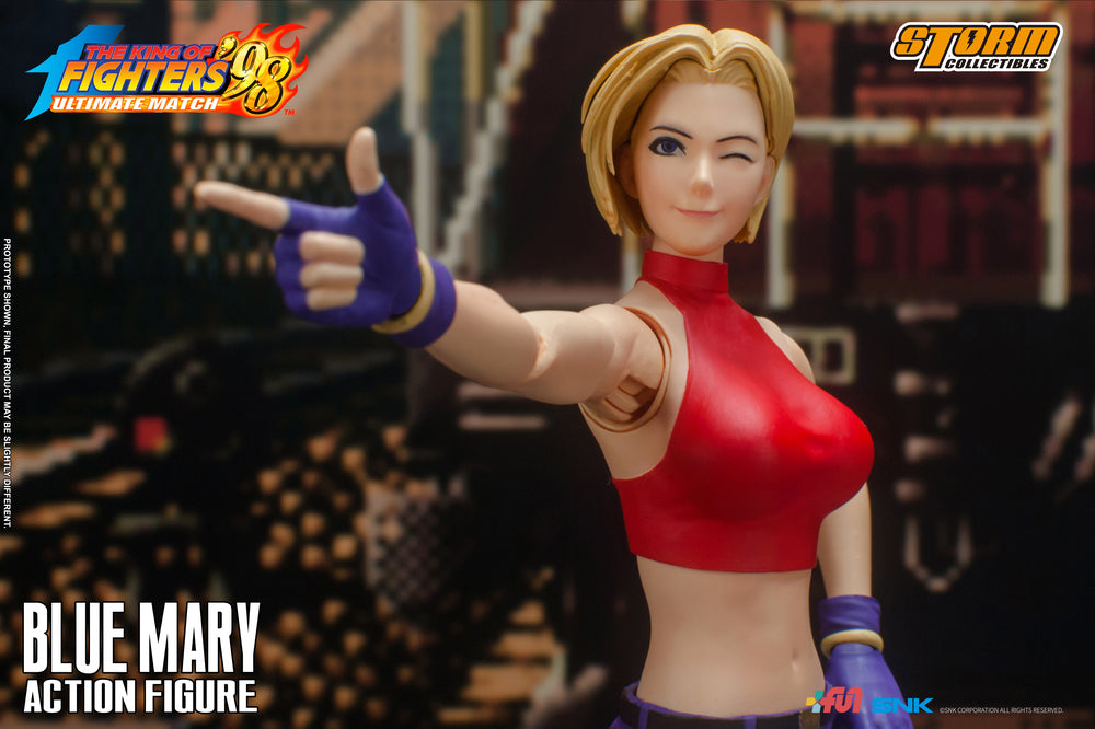 THE KING OF FIGHTERS ’98 ULTIMATE MATCH BLUE MARY ACTION FIGURE | ザ・キング・オブ・ファイターズ '98 アルティメットマッチ アクションフィギュア ブルー・マリー