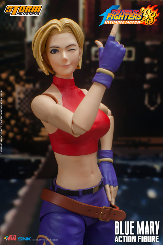 THE KING OF FIGHTERS ’98 ULTIMATE MATCH BLUE MARY ACTION FIGURE | ザ・キング・オブ・ファイターズ '98 アルティメットマッチ アクションフィギュア ブルー・マリー