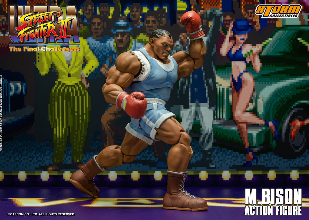 ULTRA STREET FIGHTER II THE FINAL CHALLENGERS - M.BISON ACTION FIGURE | ウルトラストリートファイターII ザ・ファイナルチャレンジャーズ アクションフィギュア バイソン
