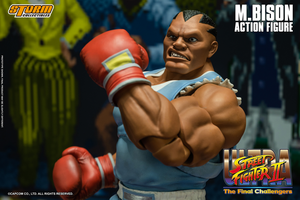ULTRA STREET FIGHTER II THE FINAL CHALLENGERS - M.BISON ACTION FIGURE | ウルトラストリートファイターII ザ・ファイナルチャレンジャーズ アクションフィギュア バイソン