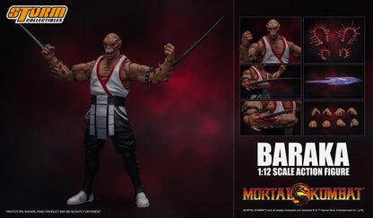 MORTAL KOMBAT 1/12 SCALE ACTION FIGURE BARAKA モータルコンバット 1/12 アクションフィギュア バラカ