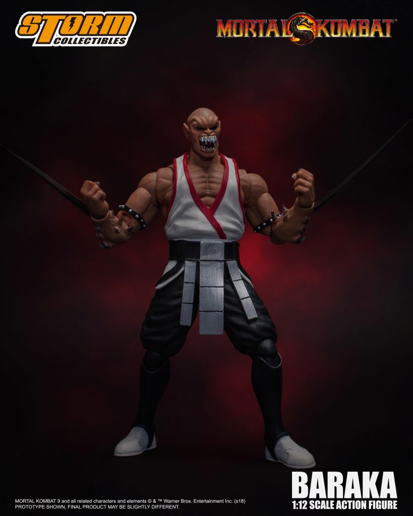 MORTAL KOMBAT 1/12 SCALE ACTION FIGURE BARAKA モータルコンバット 1/12 アクションフィギュア バラカ