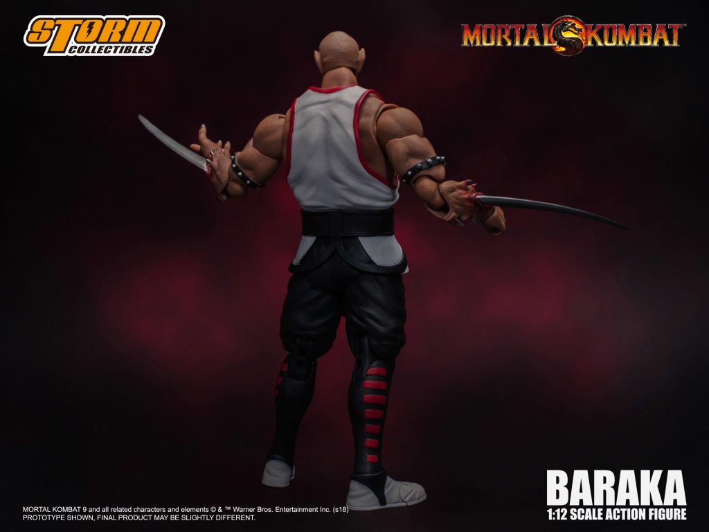 MORTAL KOMBAT 1/12 SCALE ACTION FIGURE BARAKA モータルコンバット 1/12 アクションフィギュア バラカ