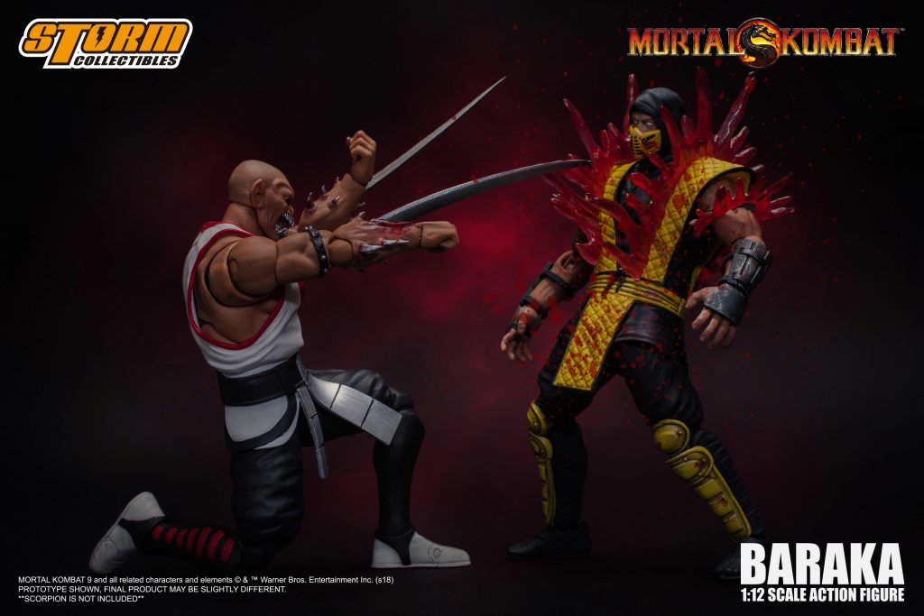 MORTAL KOMBAT 1/12 SCALE ACTION FIGURE BARAKA モータルコンバット 1/12 アクションフィギュア バラカ