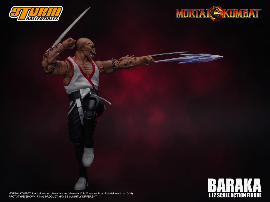 MORTAL KOMBAT 1/12 SCALE ACTION FIGURE BARAKA モータルコンバット 1/12 アクションフィギュア バラカ