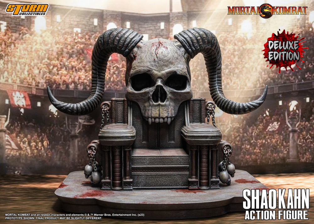 MORTAL KOMBAT 1/12 SCALE ACTION FIGURE SHAO KAHN DELUXE EDITION | モータルコンバット アクションフィギュア シャオ・カーン デラックス エディション
