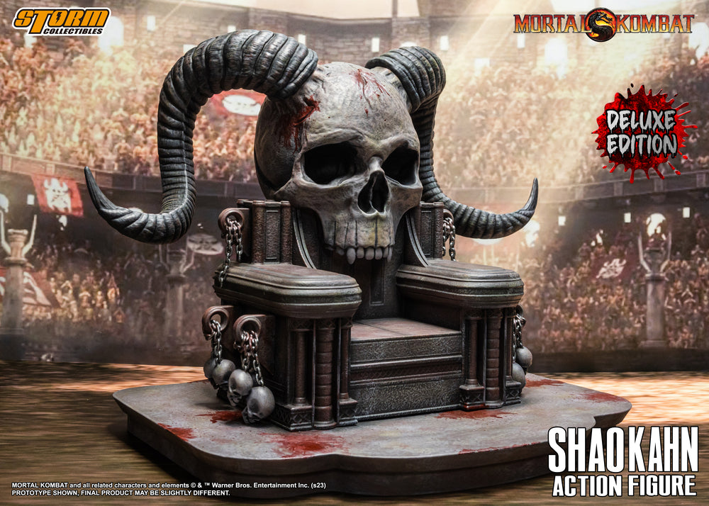 MORTAL KOMBAT 1/12 SCALE ACTION FIGURE SHAO KAHN DELUXE EDITION | モータルコンバット アクションフィギュア シャオ・カーン デラックス エディション