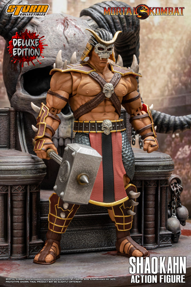 MORTAL KOMBAT 1/12 SCALE ACTION FIGURE SHAO KAHN DELUXE EDITION | モータルコンバット アクションフィギュア シャオ・カーン デラックス エディション