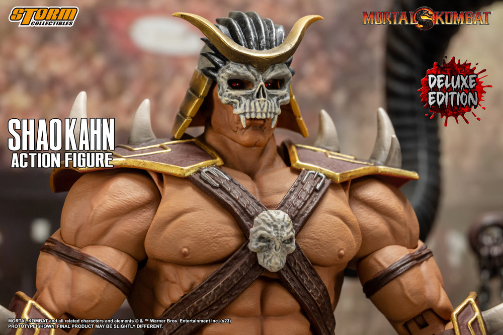 MORTAL KOMBAT 1/12 SCALE ACTION FIGURE SHAO KAHN DELUXE EDITION | モータルコンバット アクションフィギュア シャオ・カーン デラックス エディション