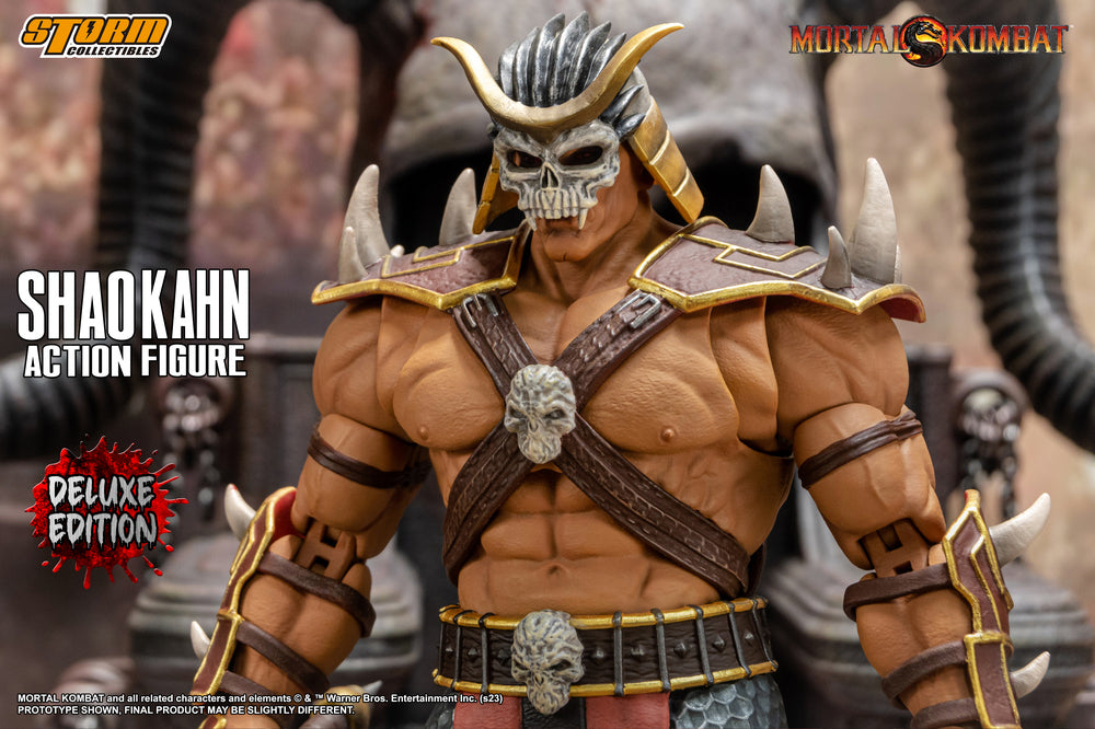 MORTAL KOMBAT 1/12 SCALE ACTION FIGURE SHAO KAHN DELUXE EDITION | モータルコンバット アクションフィギュア シャオ・カーン デラックス エディション