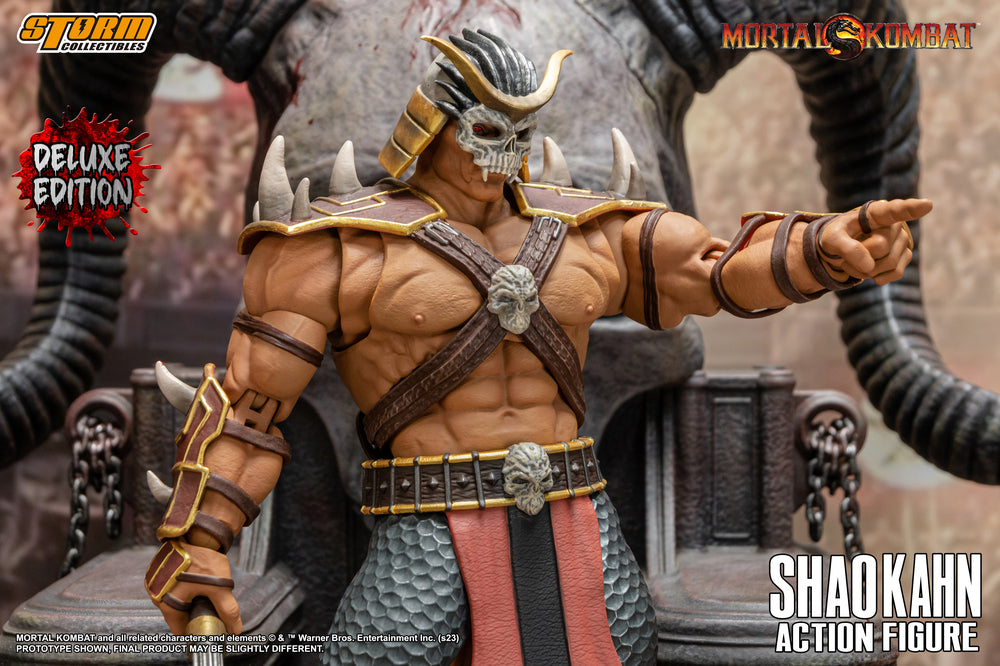MORTAL KOMBAT 1/12 SCALE ACTION FIGURE SHAO KAHN DELUXE EDITION | モータルコンバット アクションフィギュア シャオ・カーン デラックス エディション