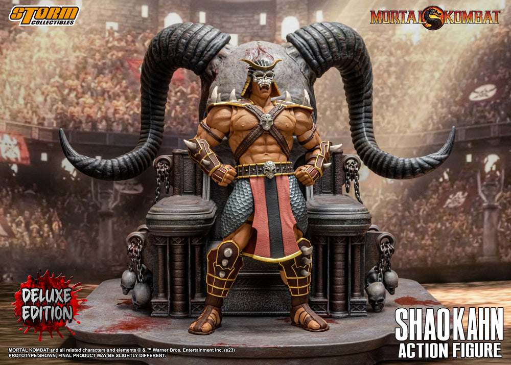 MORTAL KOMBAT 1/12 SCALE ACTION FIGURE SHAO KAHN DELUXE EDITION | モータルコンバット アクションフィギュア シャオ・カーン デラックス エディション