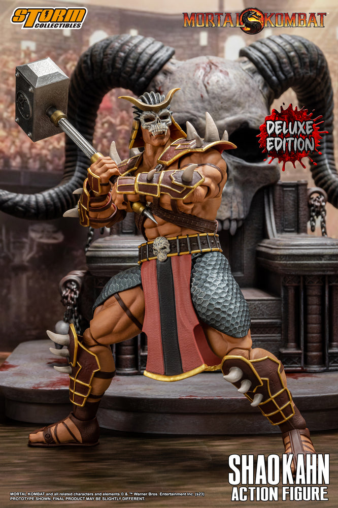 MORTAL KOMBAT 1/12 SCALE ACTION FIGURE SHAO KAHN DELUXE EDITION | モータルコンバット アクションフィギュア シャオ・カーン デラックス エディション
