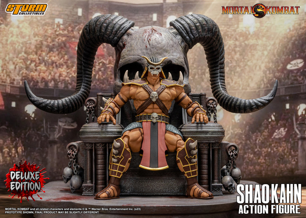 MORTAL KOMBAT 1/12 SCALE ACTION FIGURE SHAO KAHN DELUXE EDITION | モータルコンバット アクションフィギュア シャオ・カーン デラックス エディション