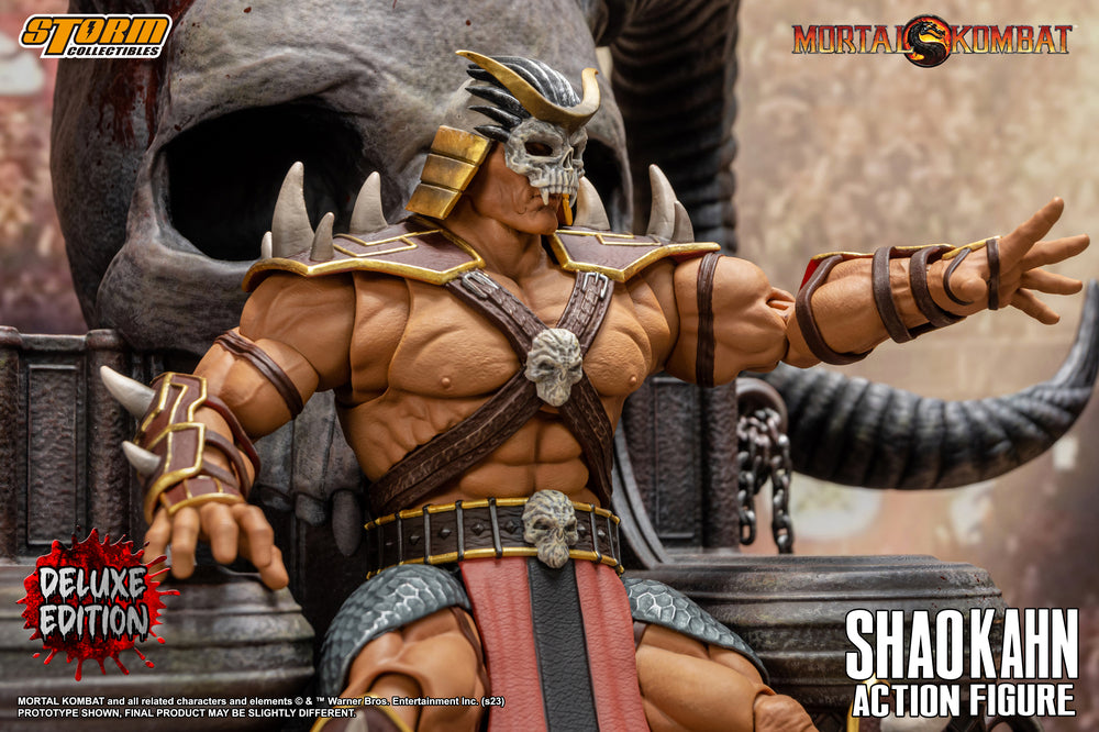 MORTAL KOMBAT 1/12 SCALE ACTION FIGURE SHAO KAHN DELUXE EDITION | モータルコンバット アクションフィギュア シャオ・カーン デラックス エディション