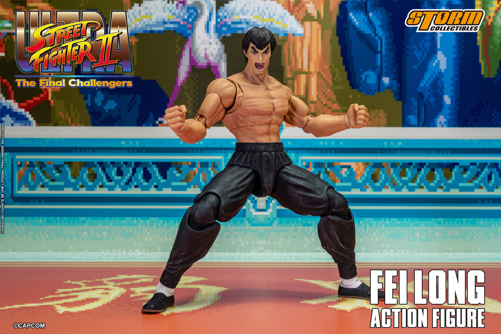 ULTRA STREET FIGHTER II THE FINAL CHALLENGERS - FEI LONG ACTION FIGURE | ウルトラストリートファイターII ザ・ファイナルチャレンジャーズ アクションフィギュア フェイロン