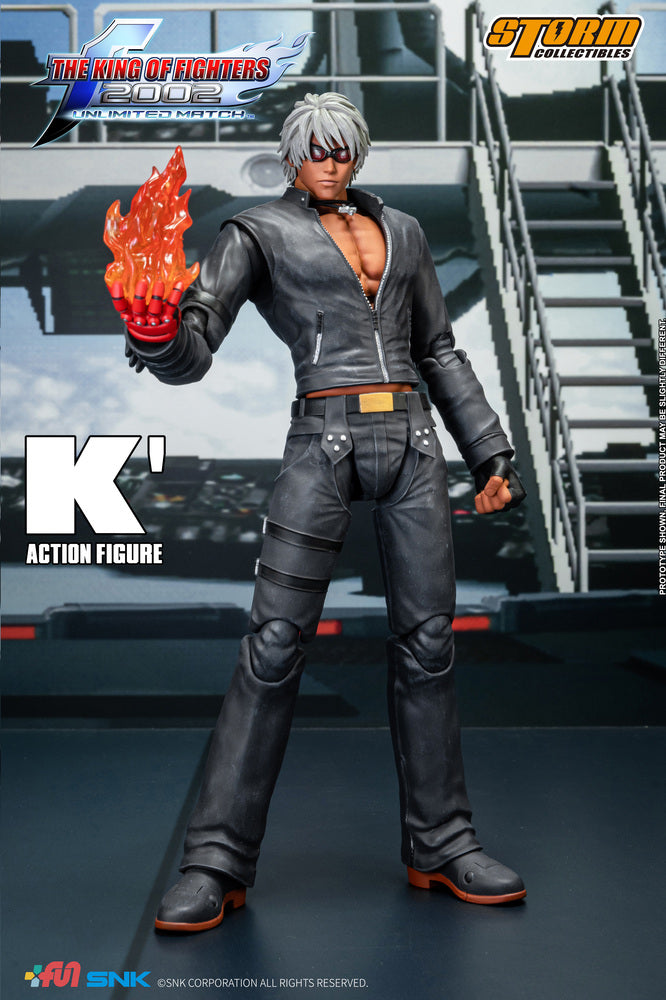 THE KING OF FIGHTERS 2002 UNLIMITED MATCH K' ACTION FIGURE | ザ・キング・オブ・ファイターズ 2002 アンリミテッド マッチ アクションフィギュア K’