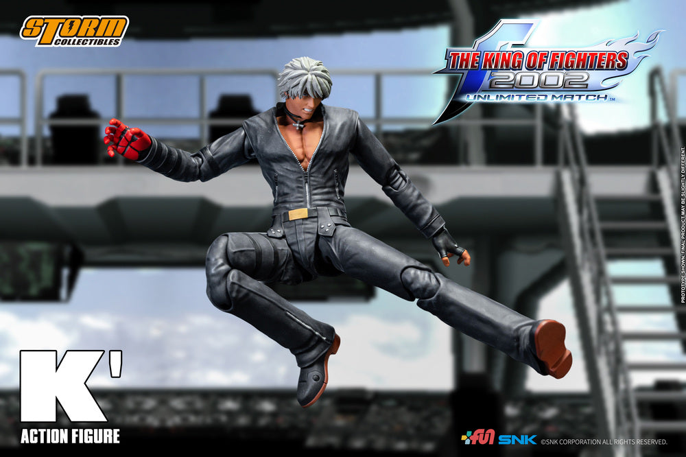THE KING OF FIGHTERS 2002 UNLIMITED MATCH K' ACTION FIGURE | ザ・キング・オブ・ファイターズ 2002 アンリミテッド マッチ アクションフィギュア K’
