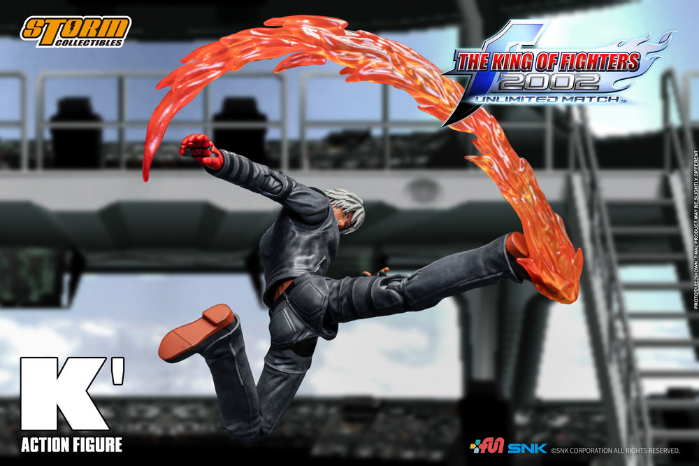 THE KING OF FIGHTERS 2002 UNLIMITED MATCH K' ACTION FIGURE | ザ・キング・オブ・ファイターズ 2002 アンリミテッド マッチ アクションフィギュア K’