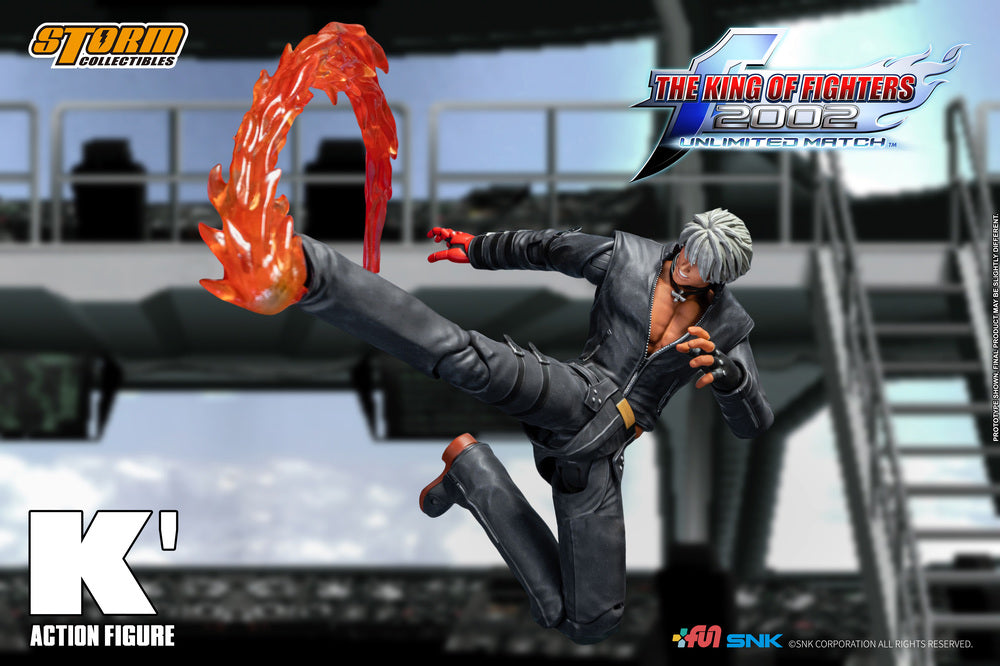 THE KING OF FIGHTERS 2002 UNLIMITED MATCH K' ACTION FIGURE | ザ・キング・オブ・ファイターズ 2002 アンリミテッド マッチ アクションフィギュア K’