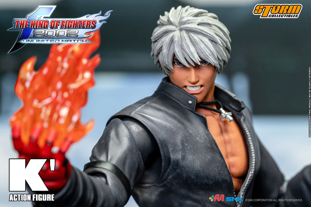 THE KING OF FIGHTERS 2002 UNLIMITED MATCH K' ACTION FIGURE | ザ・キング・オブ・ファイターズ 2002 アンリミテッド マッチ アクションフィギュア K’